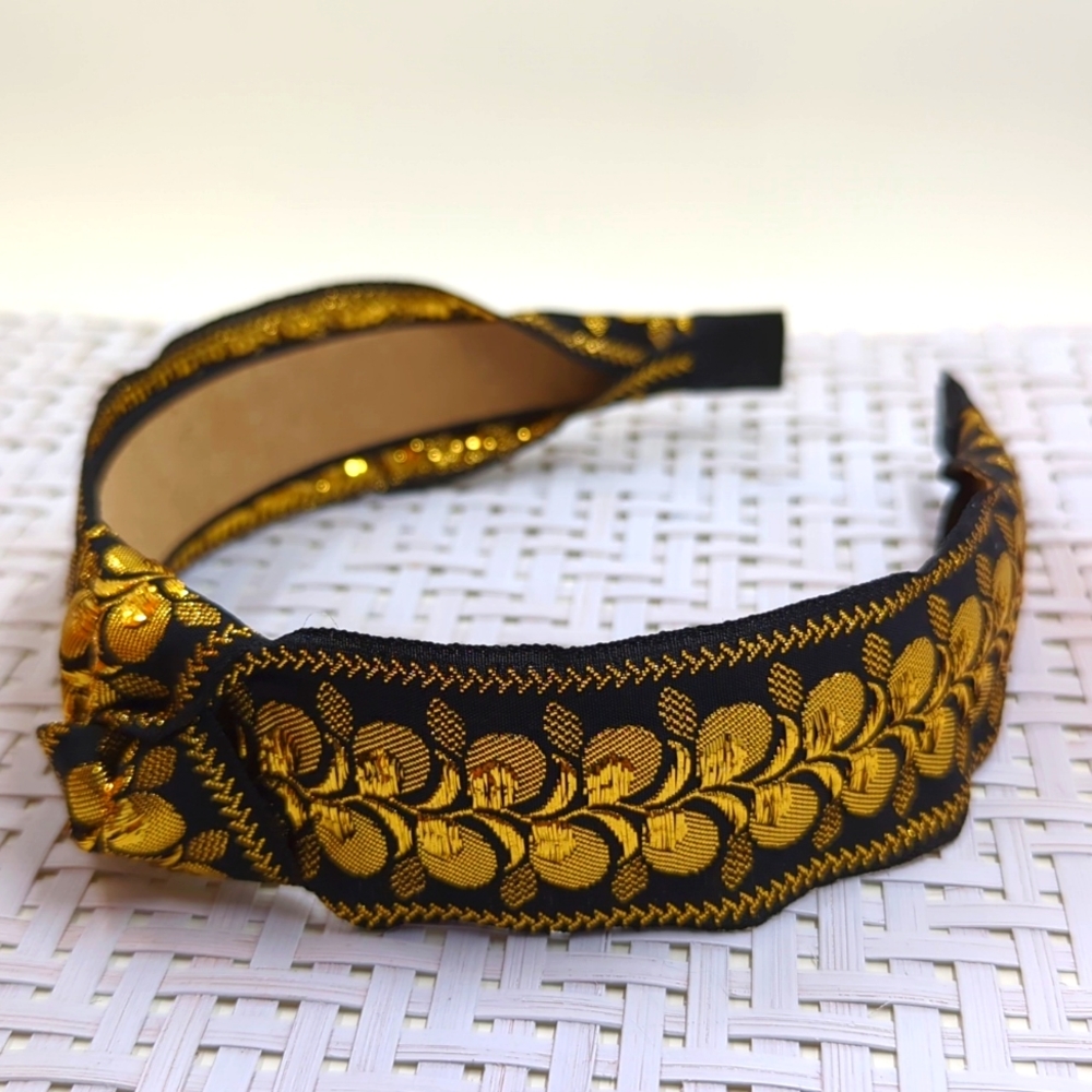 Handmade top knot headband